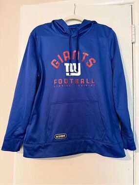 NFL Blue NY Giants Football Hoodie